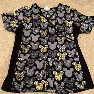 Disney scrub top